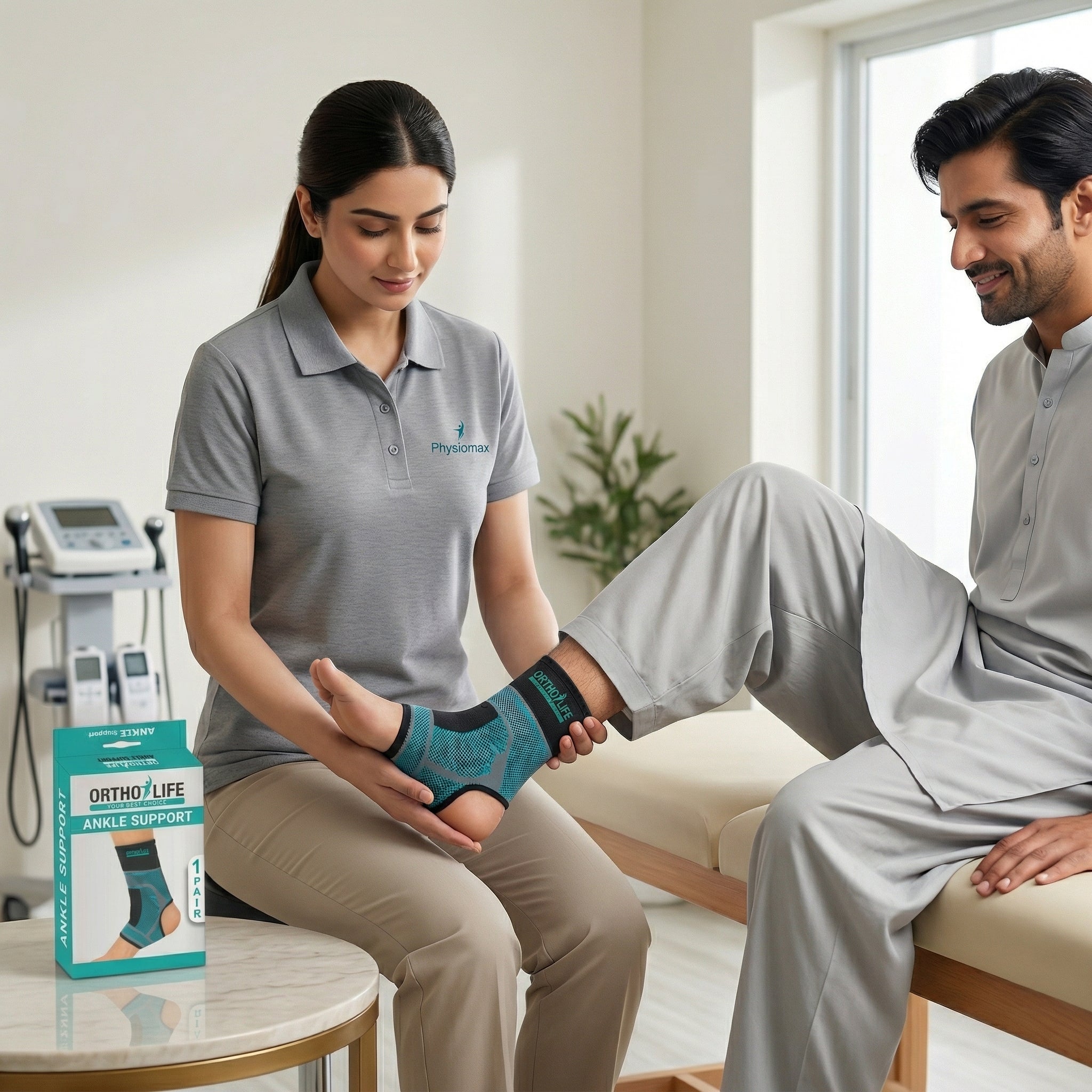 Pressurized Ankle Support Brace – Medical Grade Stabilization