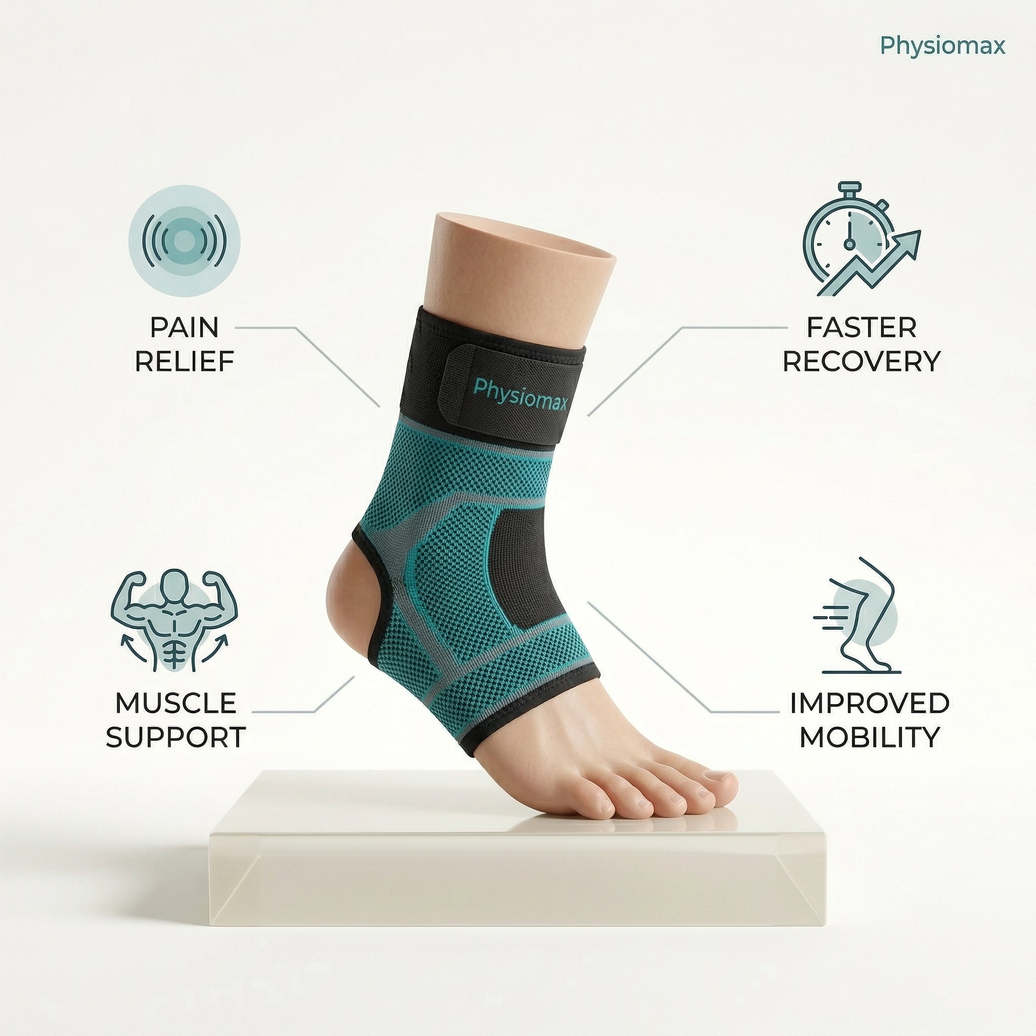 Pressurized Ankle Support Brace – Medical Grade Stabilization