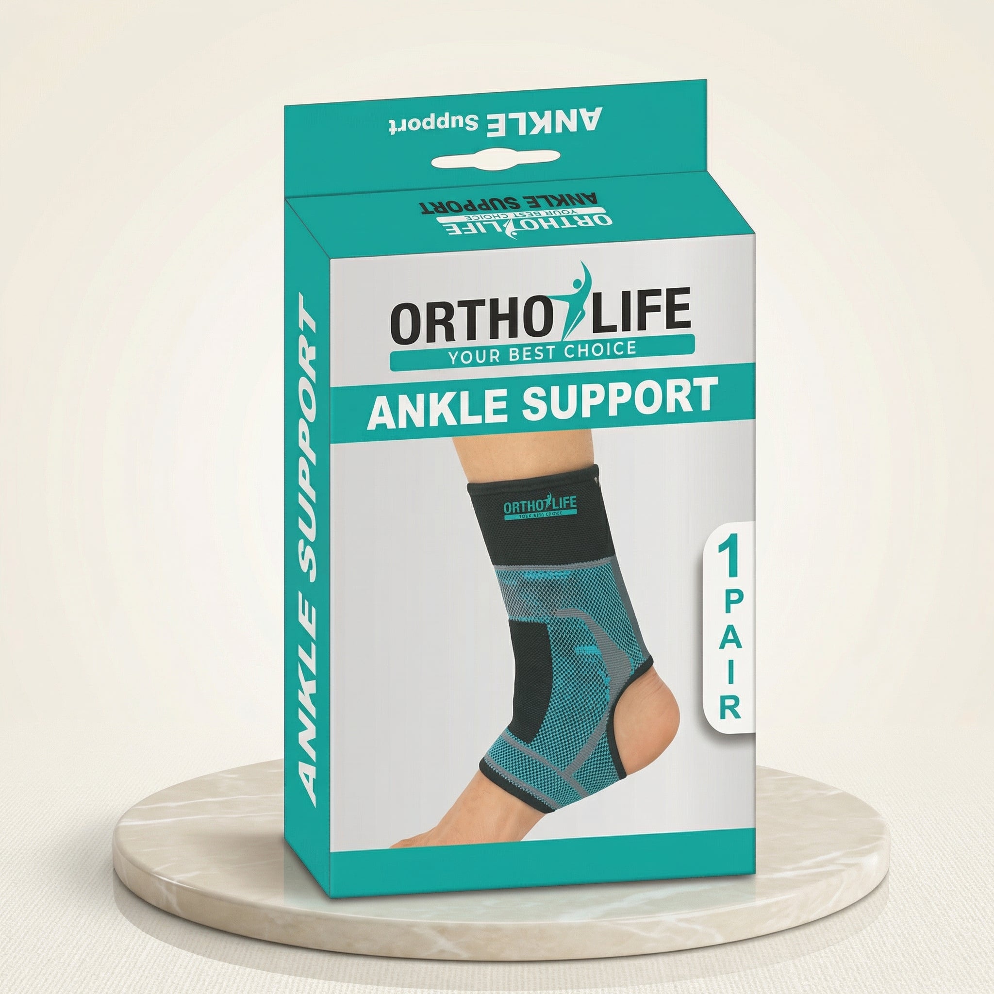 Pressurized Ankle Support Brace – Medical Grade Stabilization