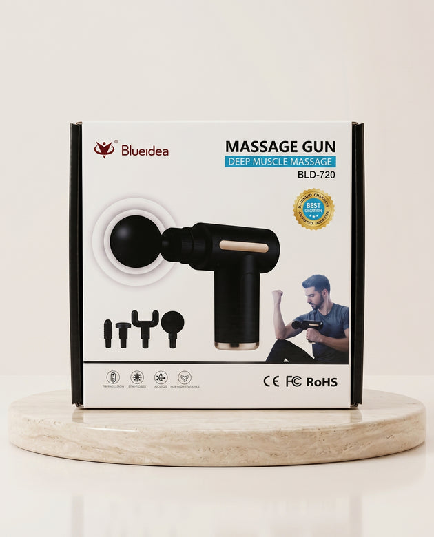 Blueidea Fascial Massage Gun ( 5 Head Massage Gun )