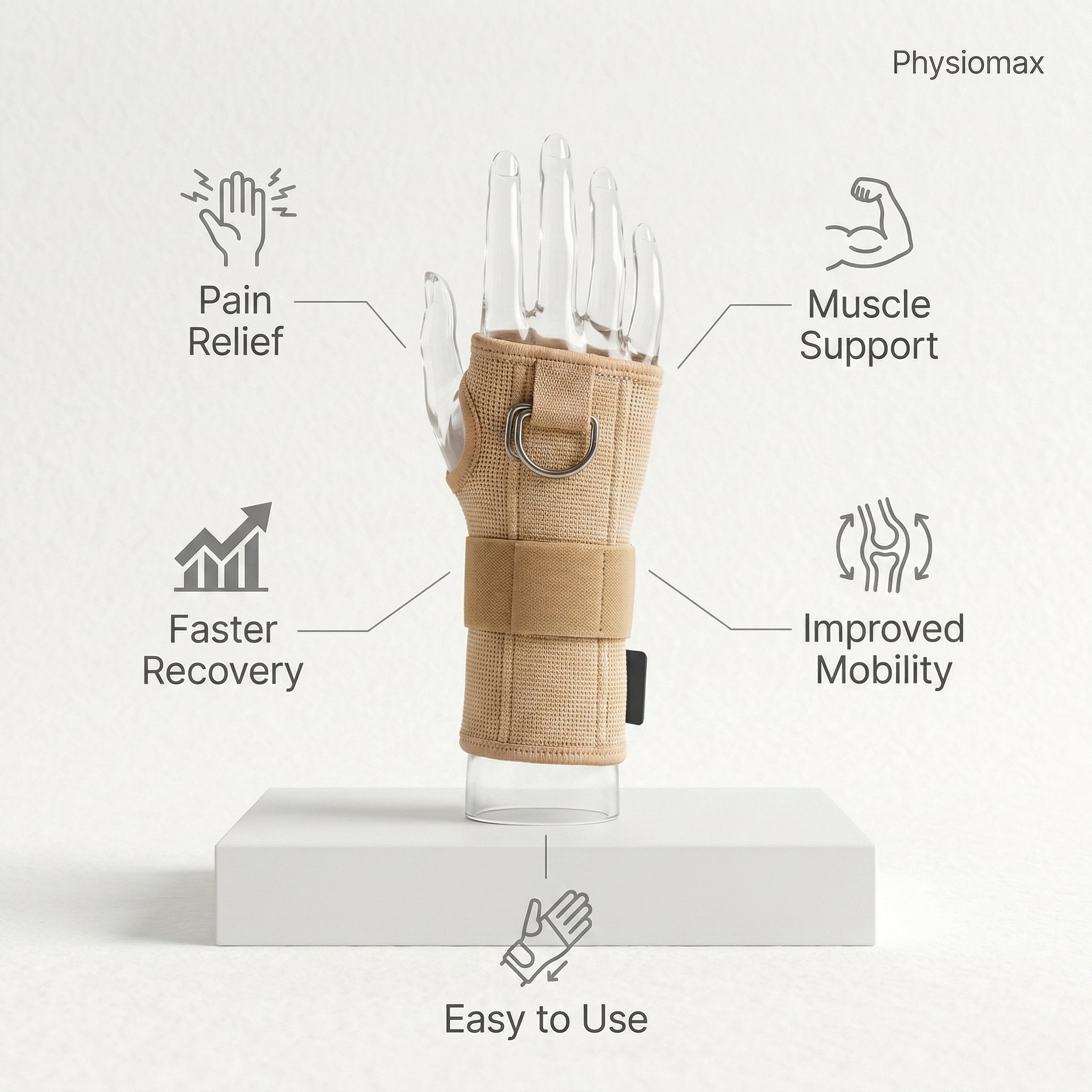 Elastic Wrist & Palm Support Brace