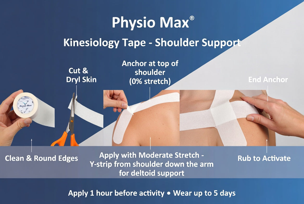 Kinesiology Tape  Move Freely, Recover Faster