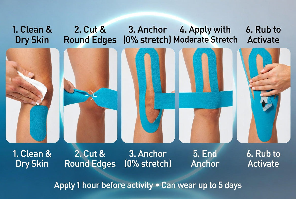 Kinesiology Tape  Move Freely, Recover Faster