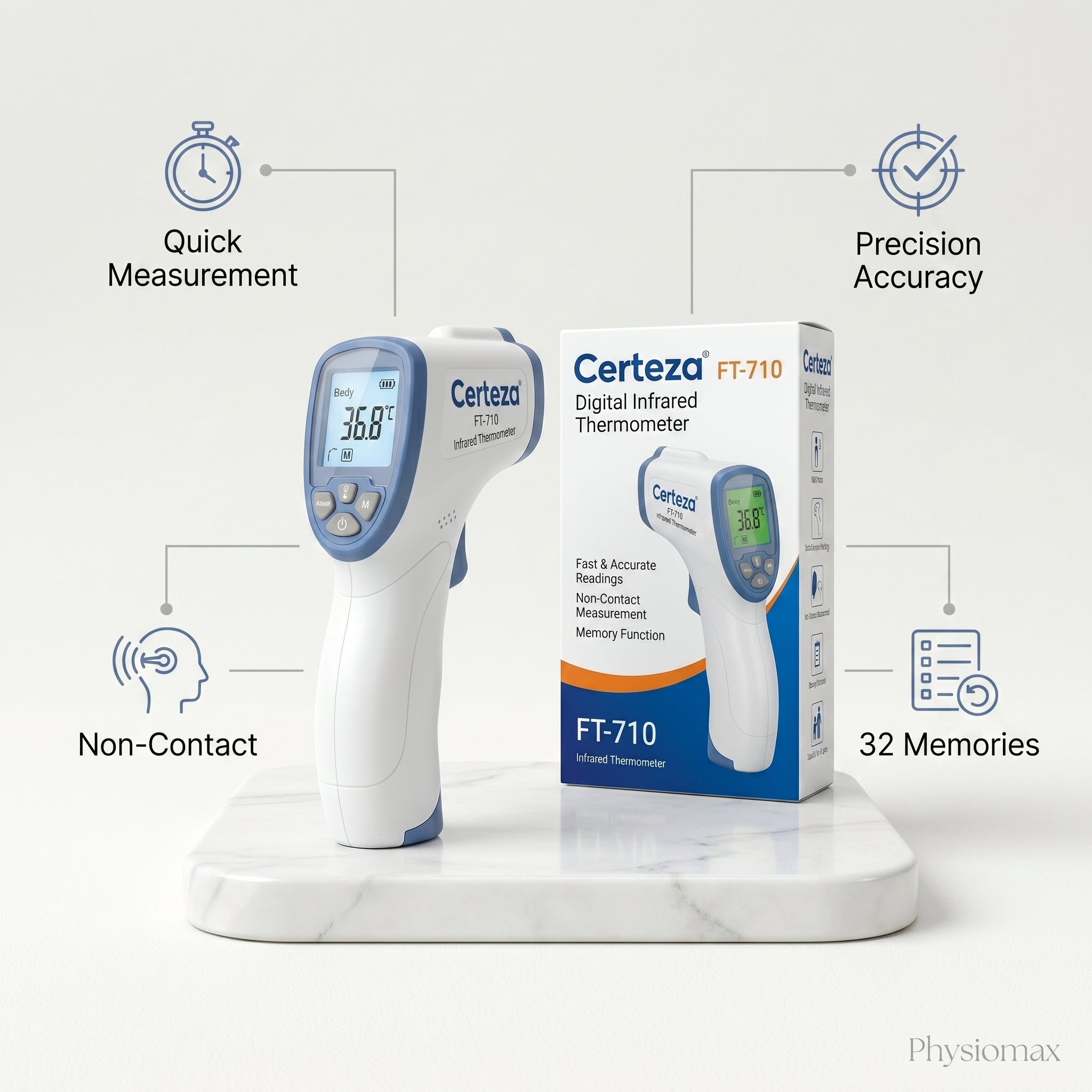 Certeza IFT-710 Contactless Infrared Thermometer