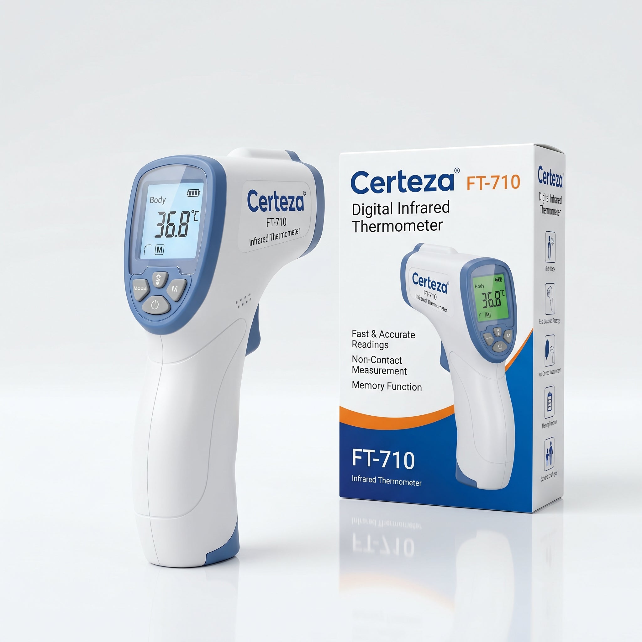 Certeza IFT-710 Contactless Infrared Thermometer